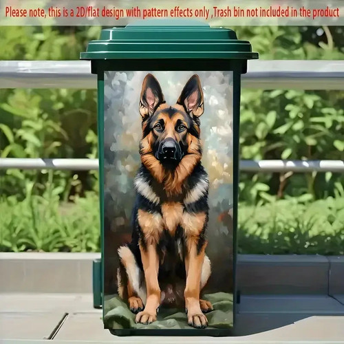 Wheelie bin sticker german - wheelie,