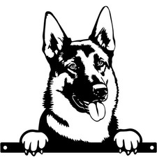 German Shepherd Fence Topper