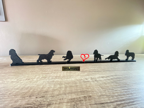 Modern plastic figurine dog - plastic,