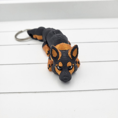 Printed german shepherd - 3d, dog