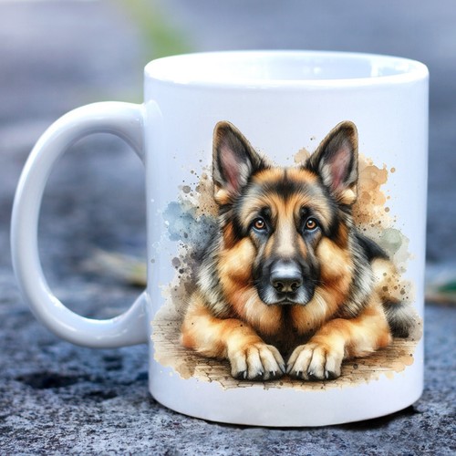 German shepherd alsatian dog - german,