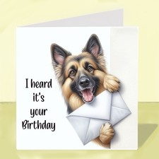 German Shepherd Dog Birthday