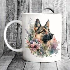 Pet Dog Mug, watercolour