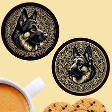 German Shepherd Coasters, Dog
