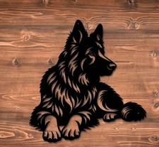 German Shepherd Metal Wall Art